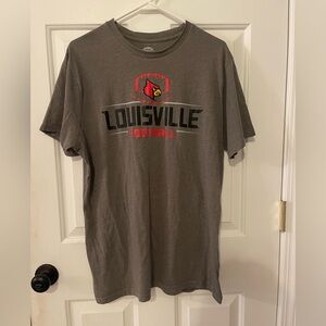 Rivalry Threads Gray Louisville Graphic Tee